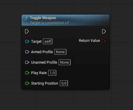 The Toggle Weapon node